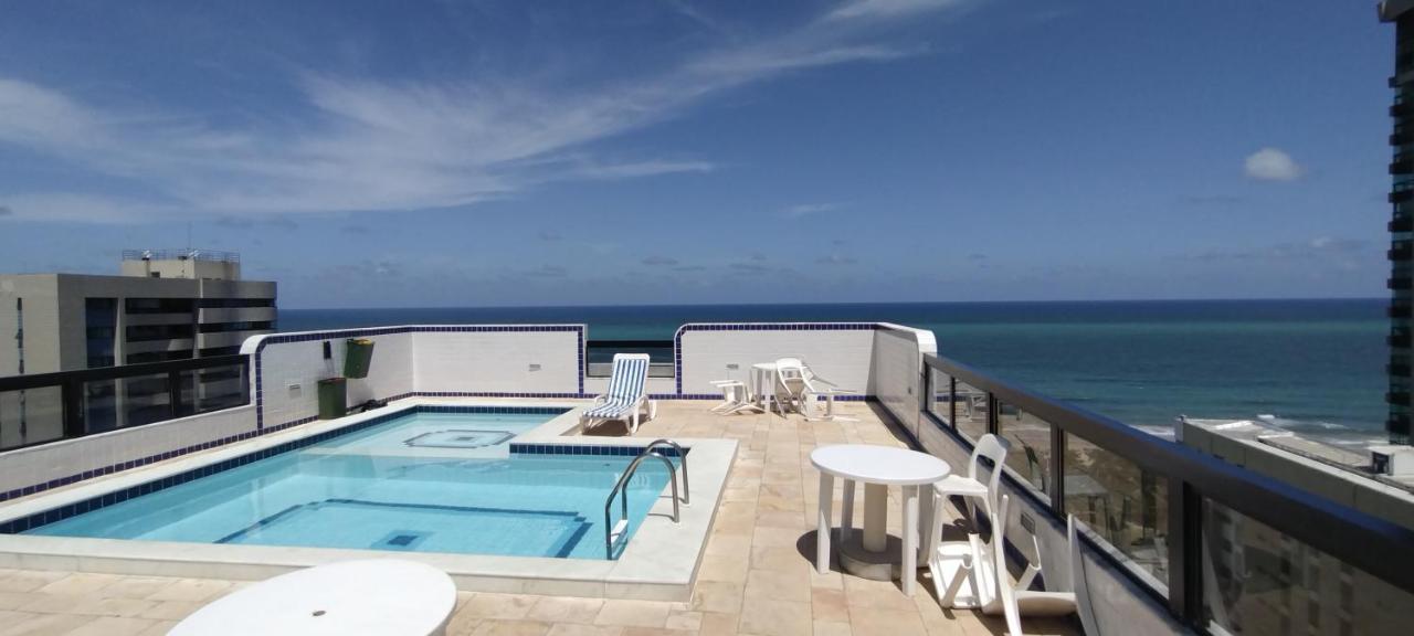 Apto De Frente Para O Mar, Piscina Na Cobertura Recife Exterior foto